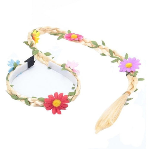Flower Braided Headband