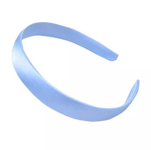 Blue Satin Headband