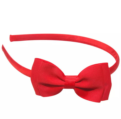 Red Bow Headband