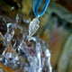 Arrowhead Crystal Pendant Blue Necklace