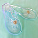 Clear Heart Jelly Sandals