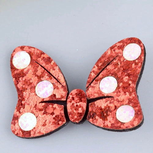 Polka Dot Bow Hair Clip